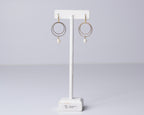 Double Golden Hoops w/ or w/out Pearl
