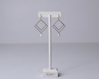 Diamond Hoops w/ or without pearl