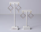 Diamond Hoops w/ or without pearl