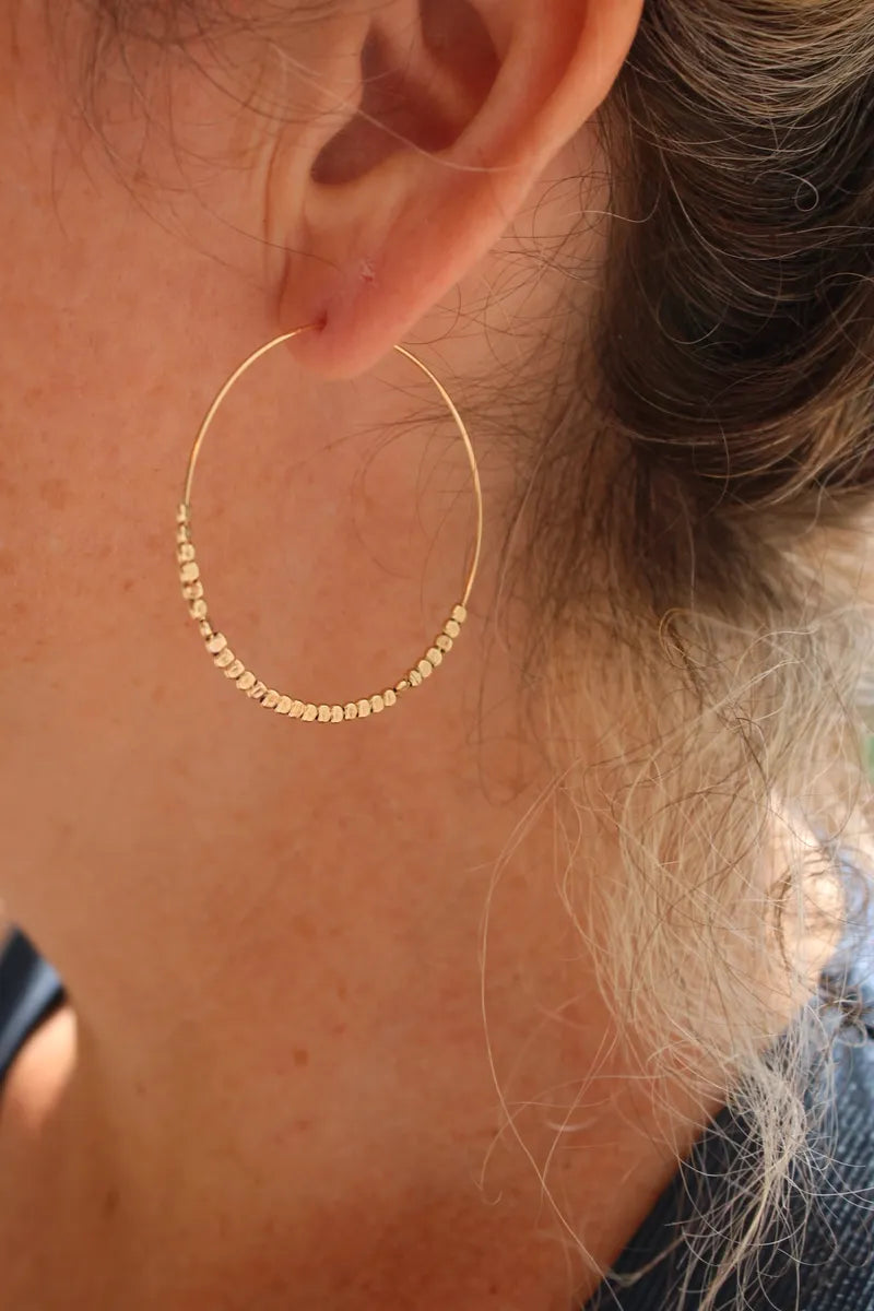Hammered Hoops