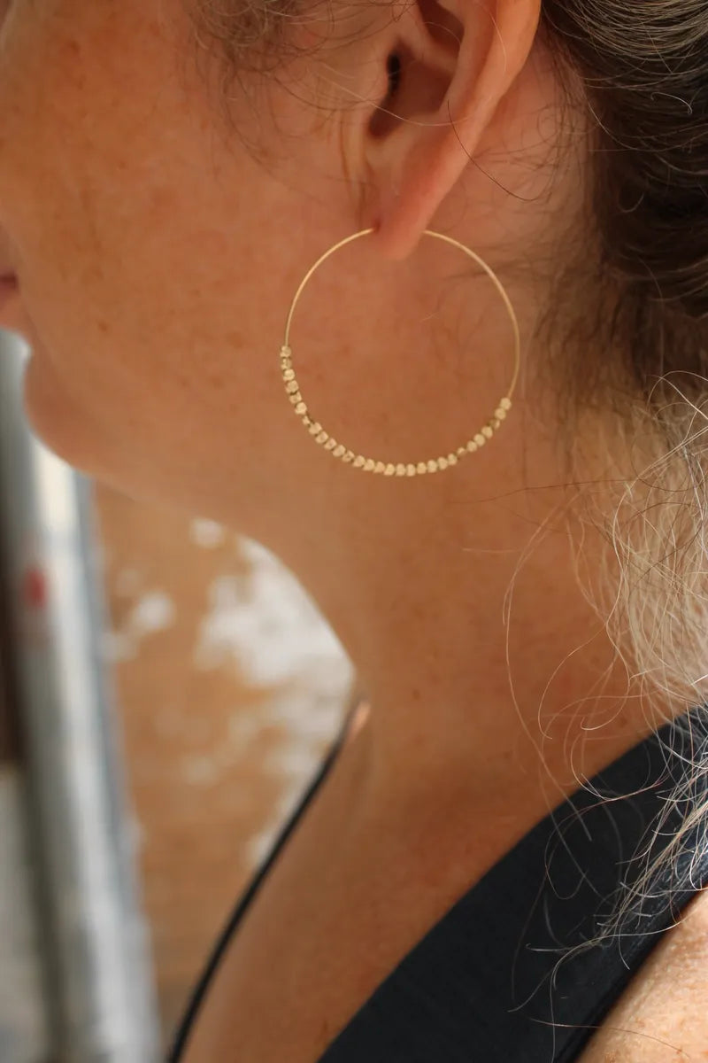Hammered Hoops
