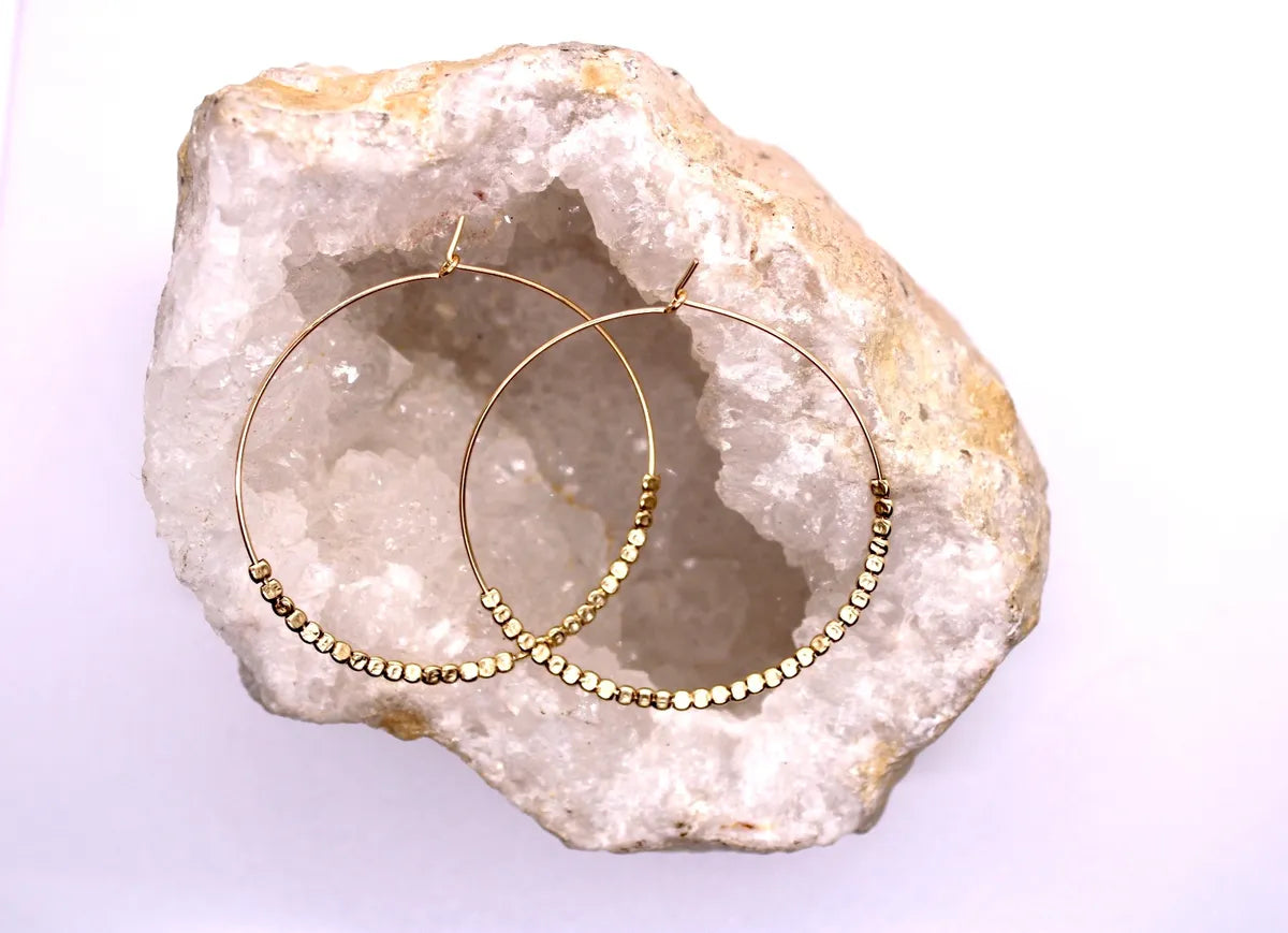 Hammered Hoops