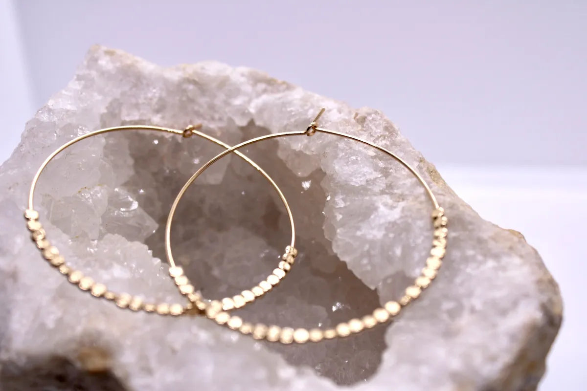 Hammered Hoops