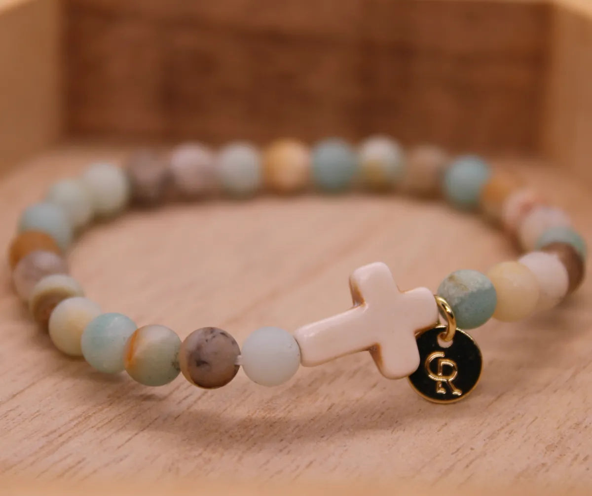 Shoreside Rocks Women's Cross Bracelets – Compassion Rocks Jewelry LLC