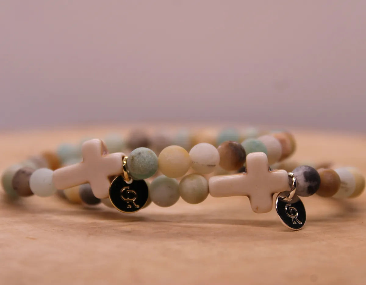 Shoreside Rocks Women's Cross Bracelets – Compassion Rocks Jewelry LLC